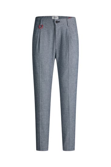 JOOP! Stoffhose Lead navy meliert Wide/ Loose Fit