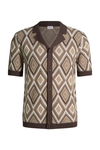 JOOP! Pullover Diamor braun/beige