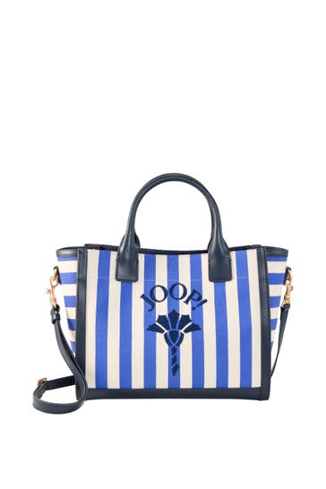 JOOP! Handtasche Handtasche blau gestreift