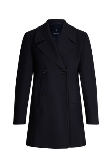 JOOP! Wollmantel Cora navy