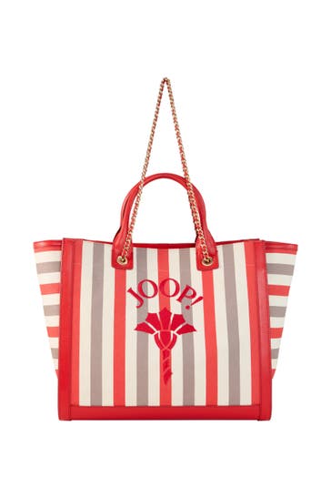 JOOP! Handtasche Handtasche rot gestreift