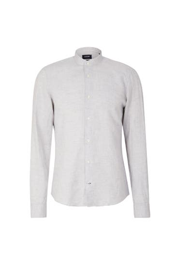 JOOP! Business-Hemd Pebo hellgrau meliert Slim Fit