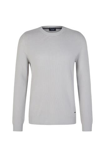 JOOP! Pullover Schurwoll-Pullover Marioso pastelgrau