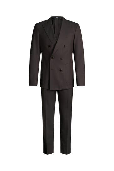 JOOP! Anzug Heazy-Rennet dunkelbraun Slim Fit