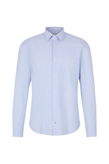 JOOP! Business-Hemd Travel Pit hellblau Slim Fit