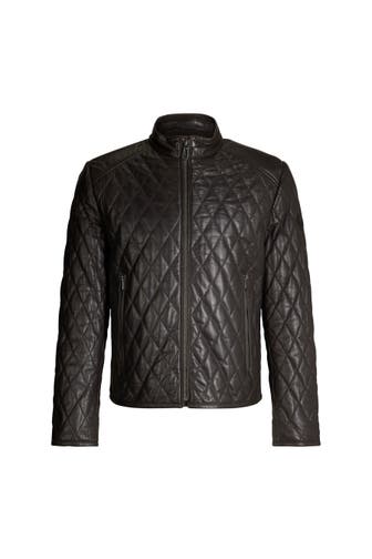 JOOP! Lederjacke Boys dunkelbraun