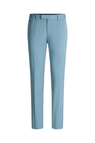 STRELLSON Business-Hose Kynd blau Straight