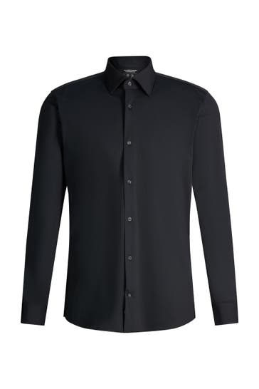 STRELLSON Business-Hemd Sit schwarz Slim Fit