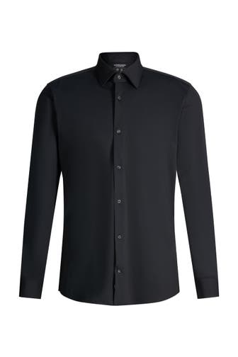STRELLSON Business-Hemd Sit schwarz Slim Fit