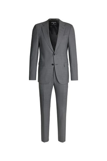 STRELLSON Anzug Alzer-Maury grau Regular Fit