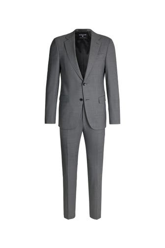 STRELLSON Anzug Alzer-Maury grau Regular Fit