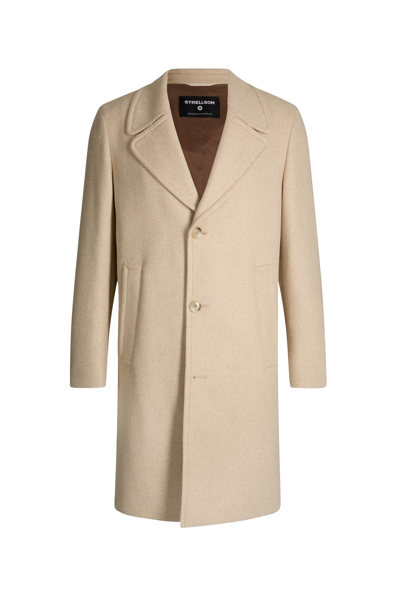 STRELLSON Wollmantel Cabanno sand, Bild 1