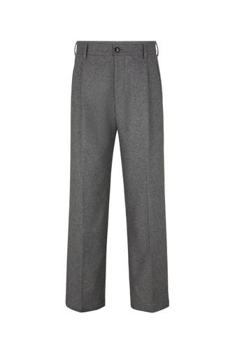 STRELLSON Business-Hose Jarod grau Wide/ Loose Fit