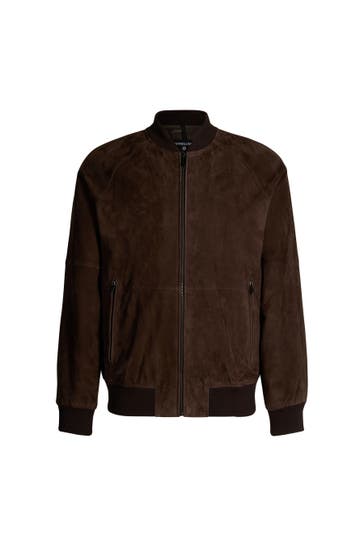 STRELLSON Lederjacke Vance dunkelbraun