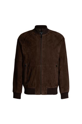 STRELLSON Lederjacke Vance dunkelbraun