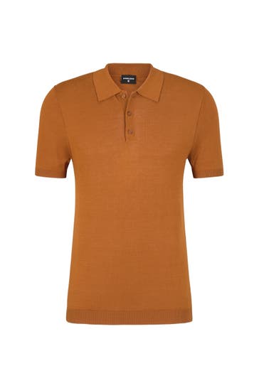 STRELLSON Polo-Shirt Vadim ocker