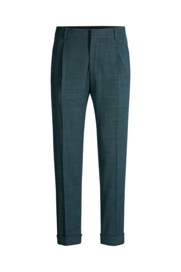 STRELLSON Business-Hose Luis blau Wide/ Loose Fit
