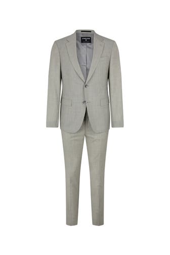 STRELLSON Anzug Alzer-Kynd grau Slim Fit