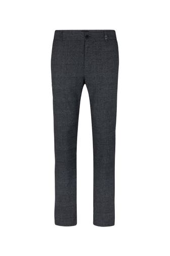 STRELLSON Stoffhose Tius blau/grau Slim