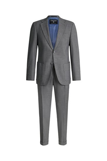 STRELLSON Anzug Anzug anthrazit Slim Fit