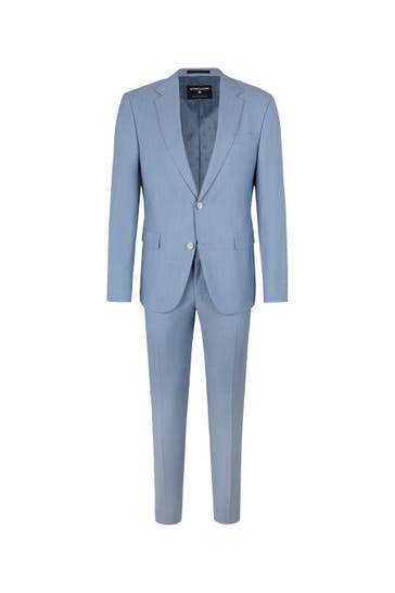 STRELLSON Anzug Aidan-Melwin hellblau Slim Fit