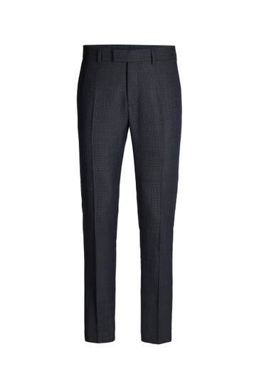 STRELLSON Business-Hose Melwin dunkelblau Straight