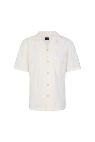 STRELLSON Kurzarmhemd Cisco offwhite Regular Fit