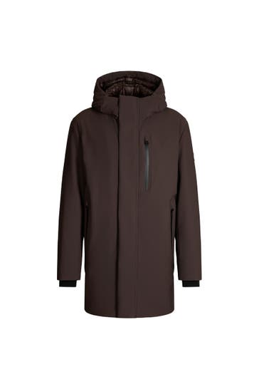 STRELLSON Parka Flex-Cross Parka dunkelbraun