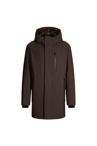 STRELLSON Parka Flex-Cross Parka dunkelbraun