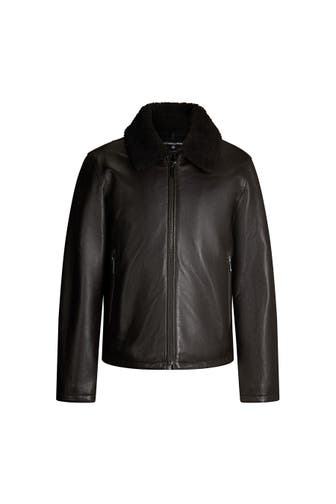 STRELLSON Lederjacke Monty dunkelbraun