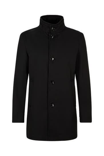 STRELLSON Wollmantel Finchley Summer schwarz