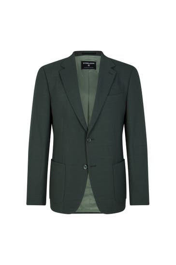 STRELLSON Business-Sakko Arndt dunkelgrün Slim Fit