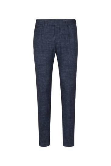 STRELLSON Business-Hose Kynd navy meliert Straight
