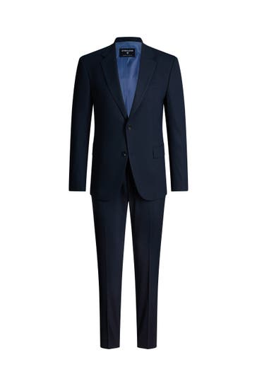STRELLSON Anzug Aidan-Melwin dunkelblau Slim Fit
