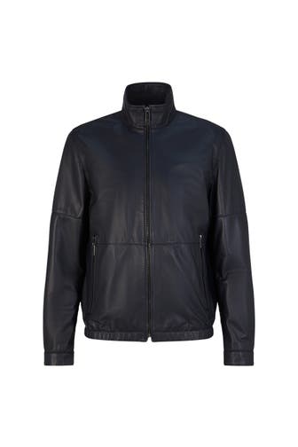 STRELLSON Lederjacke Jim dark navy
