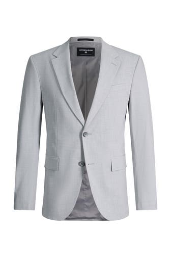 STRELLSON Business-Sakko Aidan hellgrau Slim Fit