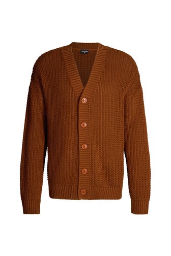 STRELLSON Strickjacke Cruz rostbraun