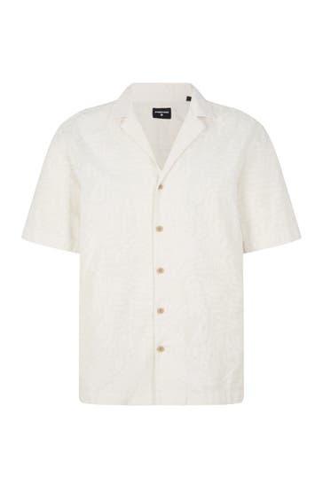 STRELLSON Kurzarmhemd Cliro weiss Regular Fit