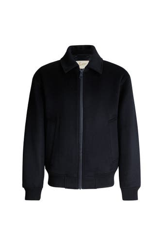 STRELLSON Blouson Wool Blouson dunkelblau
