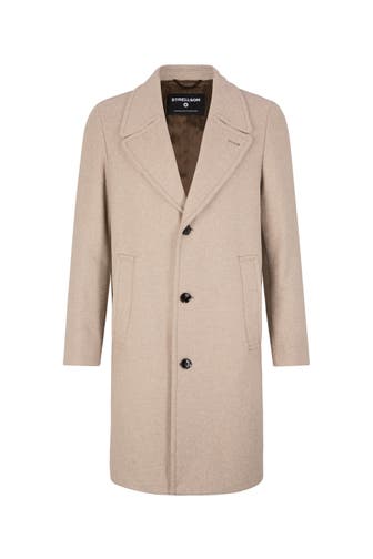 STRELLSON Wollmantel Cabbano beige