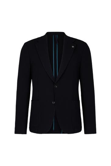 STRELLSON Casual-Sakko Adwyn dunkelblau Slim Fit