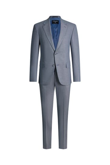 STRELLSON Anzug Aidan-Melwin hellblau Slim Fit