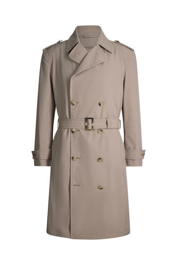 STRELLSON Wollmantel Trench Summer beige