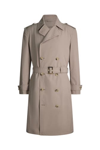 STRELLSON Wollmantel Trench Summer beige