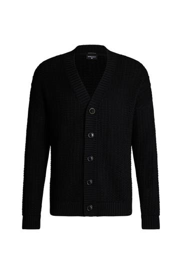 STRELLSON Strickjacke Cruz schwarz