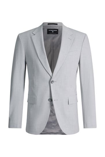STRELLSON Business-Sakko Aidan hellgrau Slim Fit