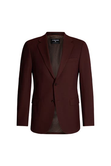 STRELLSON Business-Sakko Alzer bordeaux Slim Fit
