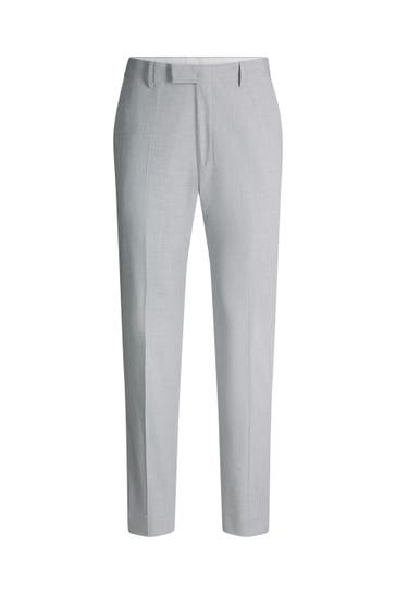 STRELLSON Business-Hose Melwin hellgrau Straight