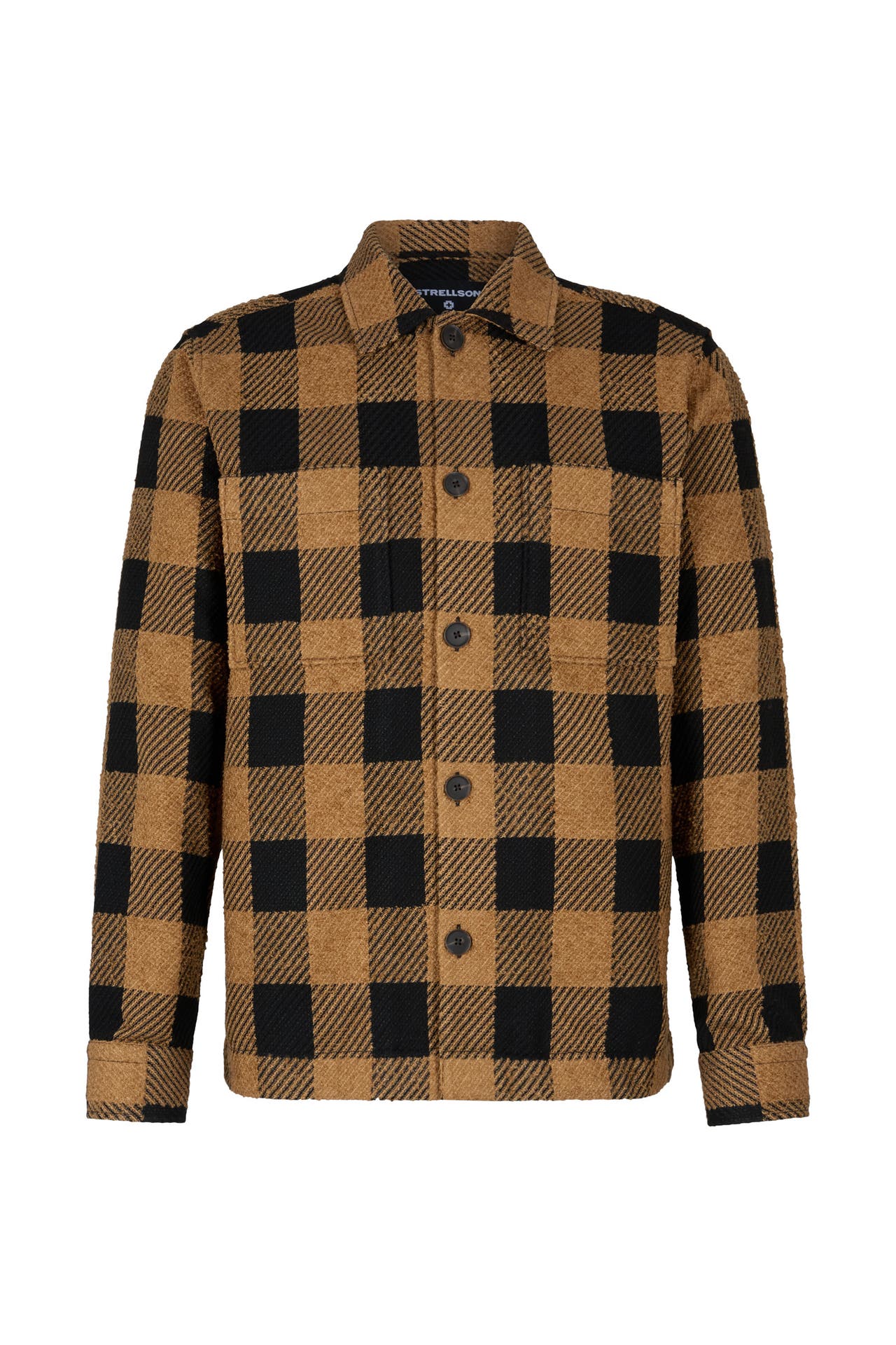 STRELLSON Overshirt Norin camel/schwarz, Bild 1