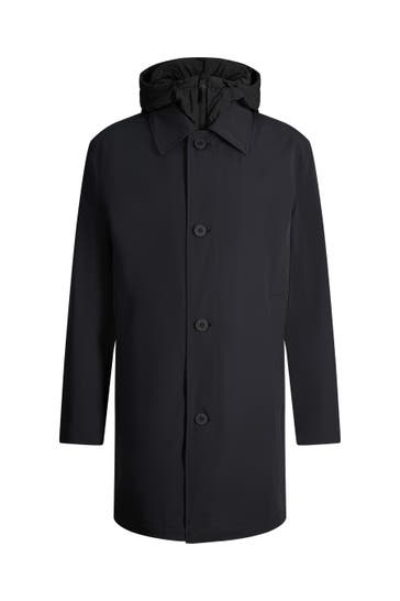 STRELLSON Regenjacke Regenmantel schwarz